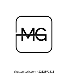 Initial MG letter Logo Design vector Template. Creative MG Letter Logo Design Vector Illustration.