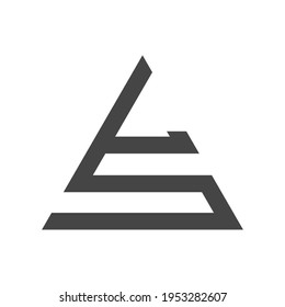 Initial MH Letter Logo Design Vector Template.