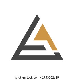 Plantilla del vector de diseño del logotipo de la carta MH inicial.