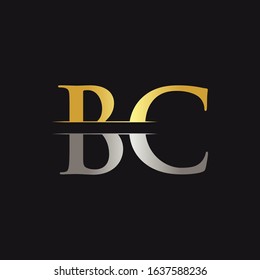 Initial Middle Line BC Letter Logo With Creative Modern Business Typography Vector Template. Creative Abstract Letter BC Logo Design