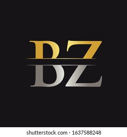 Initial Middle Line BZ Letter Logo With Creative Modern Business Typography Vector Template. Creative Abstract Letter BZ Logo Design