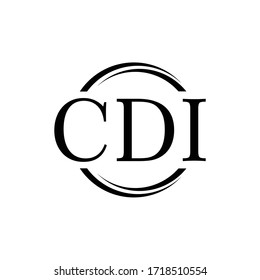 The initial minimalist CDI creative logo