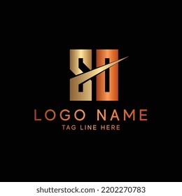 Initial SO minimalist logo template vector