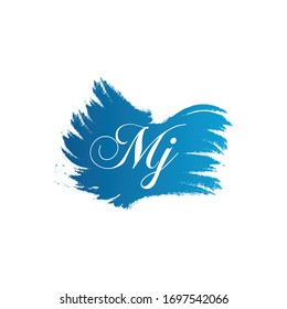 Initial MJ letter Logo Design vector Template. Abstract Letter MJ logo Design