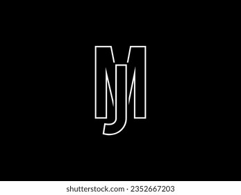 Initial MJ letter Logo Design vector Template. Monogram or letter mark MJ logo Design