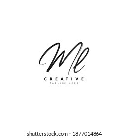 Ml Logo Design Hd Stock Images Shutterstock