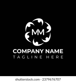 Initial MM Logo, icon, sign, symbol. Company logo, symbol MM logo vector