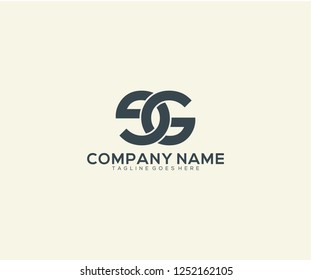 Initial modern icon logo design vector eps 10