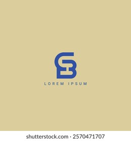 Initial modern letter BC, CB or BC logo icon design template vector, Initial Based Alphabet Icon Logo in Editable Vector Format