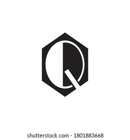 Initial Modern letter Q vector logo design.