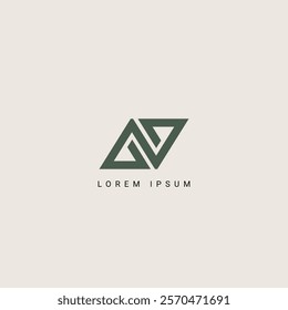Initial modern letter VA, VA or AV logo icon design template vector, Initial Based Alphabet Icon Logo in Editable Vector Format