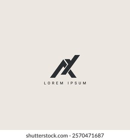 Initial modern letter YA, YA or AY logo icon design template vector, Initial Based Alphabet Icon Logo in Editable Vector Format