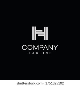 Diseños iniciales y modernos de logotipo para las letras H 