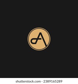 Initial A modern monogram and elegant logo design, A Professional Letters Vector Icon,