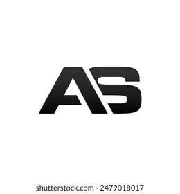 Initial AS Modern Simple Business Icon Design Vorlage Logo