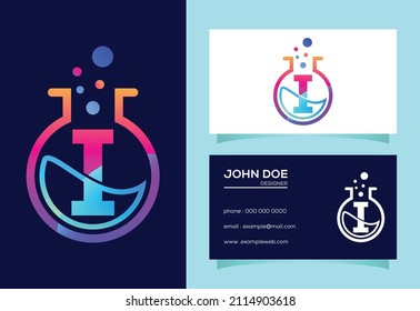 Initial I monogram alphabet with earth globe emblem. Globe logo design vector template. Font emblem