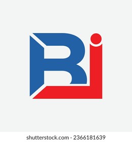 Initial Monogram BI I IB Letter Logo Design Vector. Graphic Alphabet Symbol for Corporate Business Identity Pro Vector