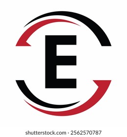 Initial Monogram E Logo Design. Business And Company Symbol Vector Template