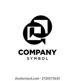 Initial Monogram Letter AP PA Logo-Vorlage