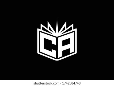 Initial Monogram Letter CA Logo Design Vector Template. CA Letter Logo Design