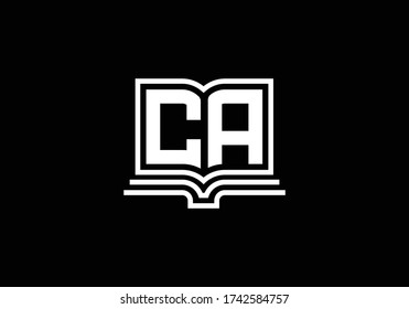 Initial Monogram Letter CA Logo Design Vector Template. CA Letter Logo Design