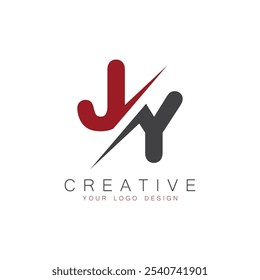 initial monogram with letter creative logo