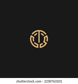 Initial Monogram Letter CTS Logo Design Vector. CTS Logo Design Template
