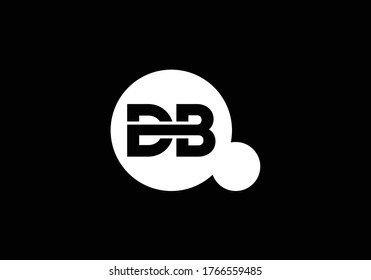 Initial Monogram Letter D B Logo Design Vector Template. D B Letter Logo Design