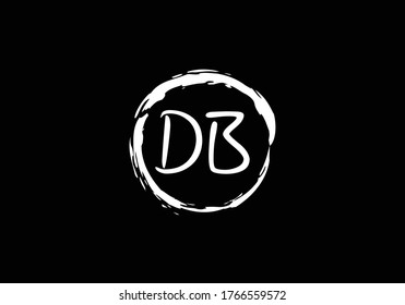 Initial Monogram Letter D B Logo Design Vector Template. D B Letter Logo Design