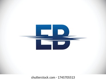 Initial Monogram Letter EB Logo Design Vector Template. EB Letter Logo Design 