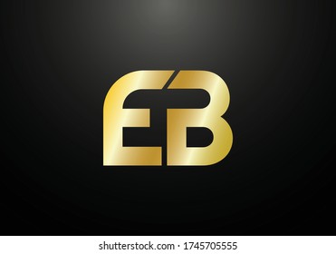 Initial Monogram Letter EB Logo Design Vector Template. EB Letter Logo Design 