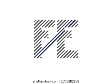 Initial Monogram Letter FE Logo Design Vector Template. FE Letter Logo Design