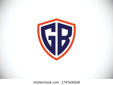 Initial Monogram Letter G B Logo Design Vector Template. GB Letter Logo Design