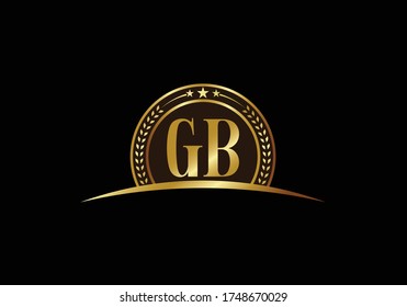 Initial Monogram Letter G B Logo Design Vector Template. GB Letter Logo Design 