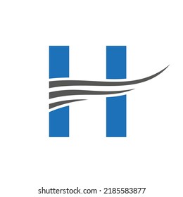 Initial Monogram Letter H Logo Design. Modern H Logotype Vector Template