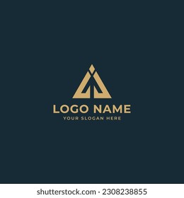 Initial Monogram Letter JJ Logo Design Vector Template