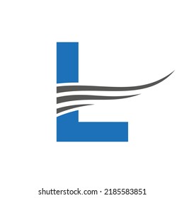 Initial Monogram Letter L Logo Design. Modern L Logotype Vector Template