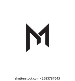 Initial Monogram Letter M Logo Design Vector