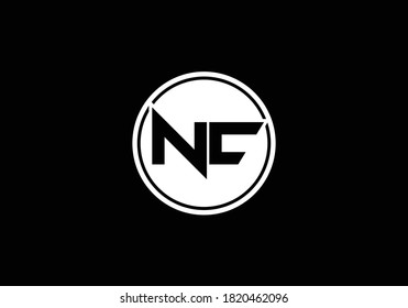 Initial Monogram Letter N C Logo Design Vector Template. N C Letter Logo Design