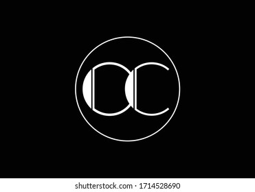Initial Monogram Letter O C Logo Design Vector Template. OC Letter Logo Design