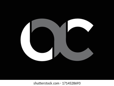 Initial Monogram Letter O C Logo Design Vector Template. OC Letter Logo Design