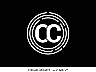 Initial Monogram Letter O C Logo Design Vector Template. OC Letter Logo Design