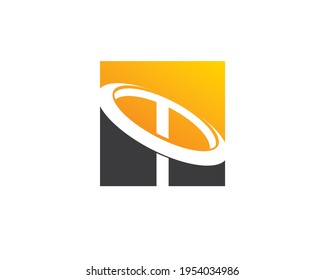 initial monogram of letter O T orbit technology