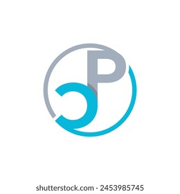 Initial Monogram Letter PC Logo Design Vector Template. Abstract PC Letter Logo Design. PC Letter Initial Logo Design Template Vector Illustration