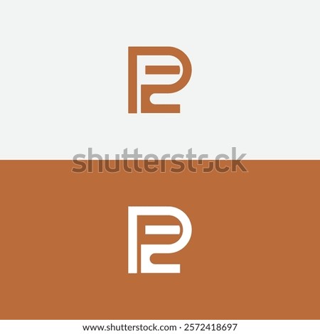 Initial Monogram Letter PE Logo Design Vector Template. PE Letter Logo Design
