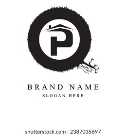 Initial Monogram Letter QP Logo Design Vector Template. QP Letter Logo Design