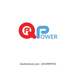 Initial Monogram Letter QP Logo Design.