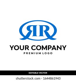 Design des R-Logos mit Anfangsbuchstaben, modern und sauber
