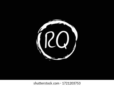 Initial Monogram Letter R Q Logo Design Vector Template. Graphic Alphabet Symbol for Corporate Business Identity