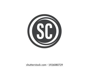 Initial Monogram Letter S C Logo Stock Vector (Royalty Free) 1926080729 ...